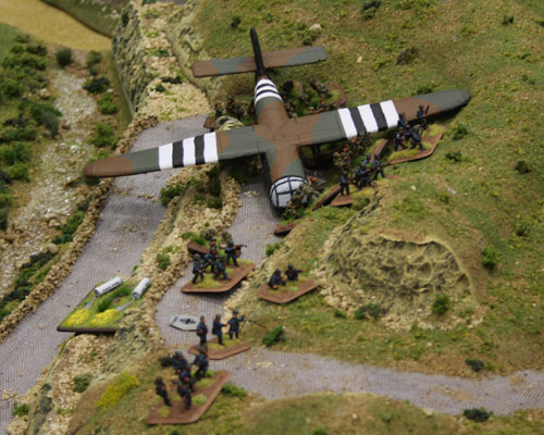 Horsa Glider Lands
