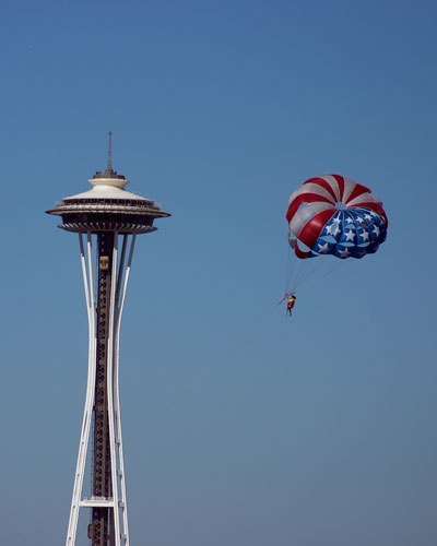 Patriotic Parasail